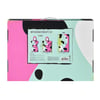 Set 274 (Robe + towel pink-blue stain pattern) box