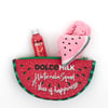 Set 305 (g.d.d.Watermelon 100ml + bandage d.v. Watermelon) cosmetic bag watermelon floor