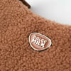 Women's bag DM, size 25x13cm, beige  Plush