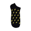 Women's socks, model: BLACK LIGHTNING, brand SODA, color: black, (1 pair)