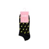 Women's socks, model: BLACK LIGHTNING, brand SODA, color: black, (1 pair)