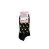 Women's socks, model: BLACK LIGHTNING, brand SODA, color: black, (1 pair)