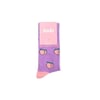 Women's socks, model: PEACH, brand: SODA, color: lilac, (1 pair)