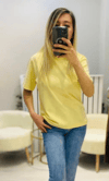 Coss Marka Tam Pamuk T-Shirt - Sarı