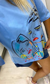 Grafiti Baskılı T-Shirt