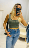 Kare Yaka Crop - Haki