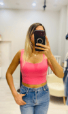 Kare Yaka Crop - Pembe
