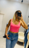 Kare Yaka Crop - Pembe