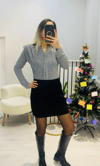 Kaşe Mini Etek 