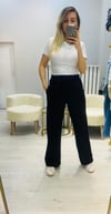 Müslin Kumaş Pantolon - Siyah