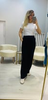 Müslin Kumaş Pantolon - Siyah