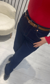 Orj Marka Etiketli Kartlı Straight Fit Geniş Paça Jean