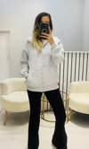 Oversize kapüşonlu Hırka Ceket