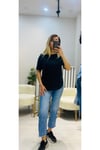 Pamuk Karışımlı Modal Kumaş Basic T-shirt