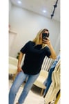 Pamuk Karışımlı Modal Kumaş Basic T-shirt