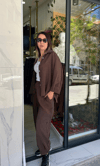 Premium Tensel Gömlek Pantolon Takım