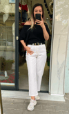 Skater Beyaz Jean