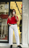 Skater Beyaz Jean