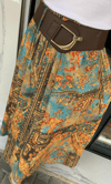 Susie Kemerli Zra Model Etnik Desen Şifon Etek