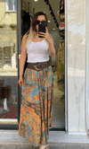 Susie Kemerli Zra Model Etnik Desen Şifon Etek