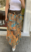 Susie Kemerli Zra Model Etnik Desen Şifon Etek