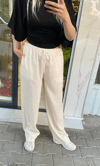Tensel Kumaş Pantolon- Bej