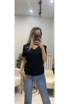 V Yaka Basic T-shirt