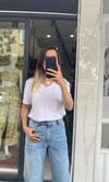 V Yaka Relax Fit Basic T-shirt