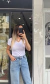 V Yaka Slim Fit Basic T-shirt