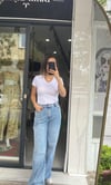 V Yaka Slim Fit Basic T-shirt