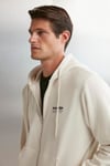AKSEL  Oversize Taş Rengi Tekli Sweatshirt