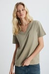 ALINE Kadın Bej T-Shirt