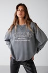 AMELIA Relaxed Oversize Antrasit  Sweatshirt