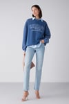 AMELIA Relaxed Oversize Mavi  Sweatshirt