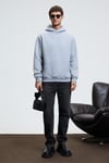 AMOS Erkek Yumuşak Kumaşlı 3 İplik Oversize Kapüşonlu Kanguru Cepli Grimelanj Sweatshirt