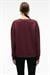 ARINEL Kadın V Yaka Regular Fit Bordo Sweatshirt