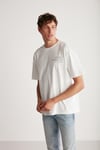 ARNALDO Erkek Regular Beyaz Tekli T-Shirt