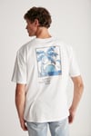 ARNALDO Erkek Regular Beyaz Tekli T-Shirt