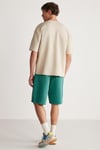 ARTUR  Oversize Bej Tekli T-Shirt