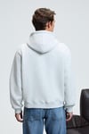 ASHBY Erkek Kapüşonlu Fermuarlı Cepli Kordonlu Regular Fit Grimelanj Sweatshirt