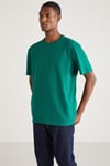 ASTONS Basic Relaxed Yeşil Tekli T-Shirt