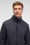 AVENER Erkek Kapüşonlu Baskılı Fermuarlı Antrasit Sweatshirt