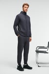 AVENER Erkek Kapüşonlu Baskılı Fermuarlı Antrasit Sweatshirt
