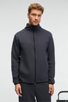 AVENER Erkek Kapüşonlu Baskılı Fermuarlı Antrasit Sweatshirt