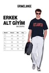 BEZIERS Erkek Organik Pamuklu Kontrast Biyeli Regular Fit Beyaz Eşofman Altı