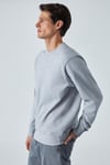 BONELL Erkek %100 Pamuk Relaxed Bisiklet Yaka Uzun Kollu Grimelanj Sweatshirt
