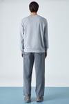 BONELL Erkek %100 Pamuk Relaxed Bisiklet Yaka Uzun Kollu Grimelanj Sweatshirt