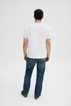 CALPEN %100 Organik Pamuklu Yakası Düğmeli Regular Fit Ekru T-Shirt