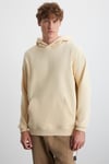 CARTMEL Erkek Örme 3 İplik Relaxed Fit Rahat Kalıp Kanguru Cepli Kapüşonlu Bej Sweatshirt