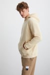 CARTMEL Erkek Örme 3 İplik Relaxed Fit Rahat Kalıp Kanguru Cepli Kapüşonlu Bej Sweatshirt